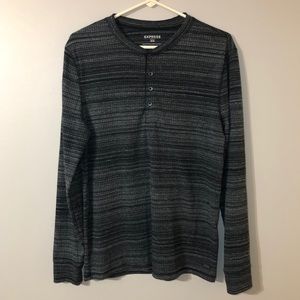 Express Henley Long Sleeve